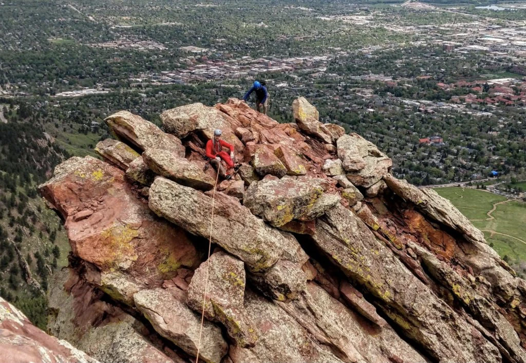 Boulder Rock Climbing